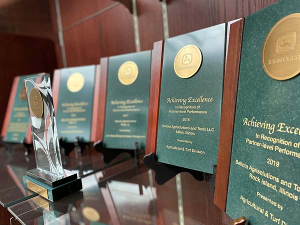 Bellota Agrisolutions recognized as a John Deere Partner for 11 consecutive years in its Achieving Excellence program